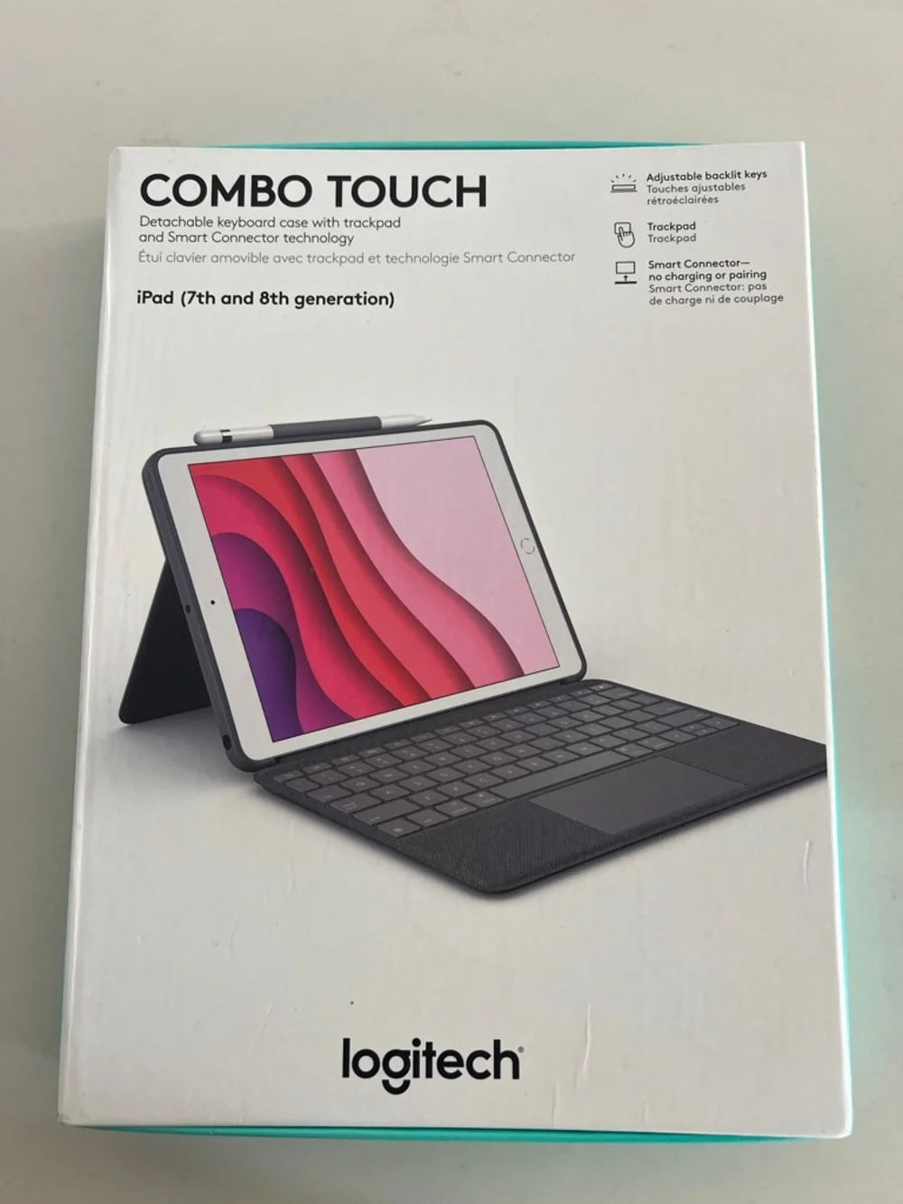 Logitech Combo Touch Detachable Keyboard Case - Black